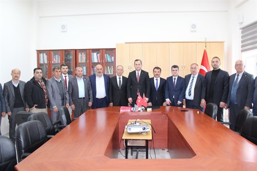 Kaymakamımız Sayın Ömer Bulut, Karabük Ova Dernekler Federasyonu Heyetini Kabul Etti.